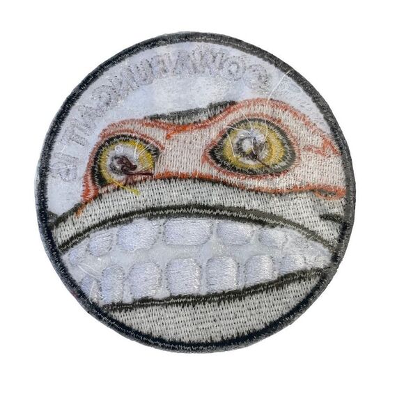 Cowabunga It Is Teenage Mutant Ninja Turtle Michaelangelo Embroidered Patch - Picture 3 of 3